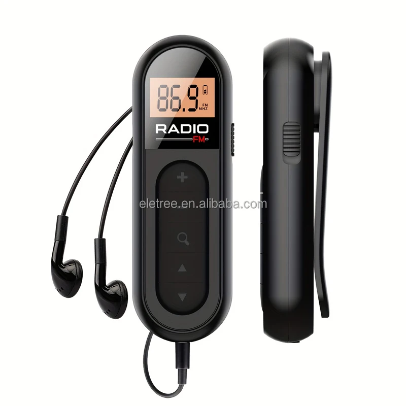 J-166 Sports Events Excellent Reception Portable Pocket Emergency Transistor Am Fm Belt Clip Mini Fm Radio With Clip