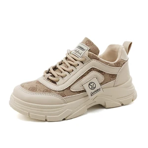 Large Size Women's Shoes Comfortable Heightening Inner Breathable Anti-Slip Fashion Trendy Designed for Spring Summer Autumn