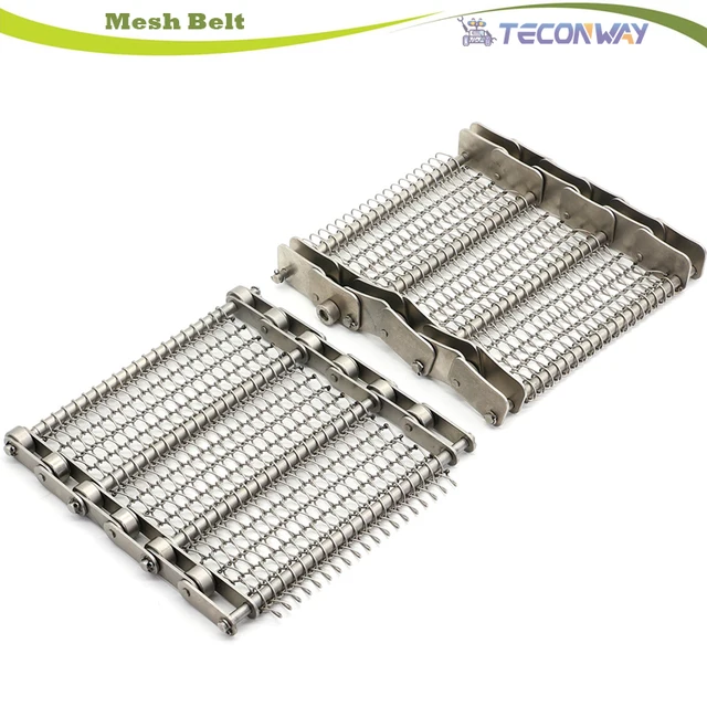 Customized Metal Woven Wire Mesh Conveyor Belt High Temperature Resistance for Industry Tunnel Drying Furnace 2