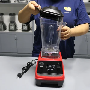 Plastic Household Grind Juicer Kitchen Equipment Commercial Ice Vegetable Chopper Electric Brown Mixer Blender