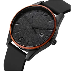 Custom Mechanical Automatic Watch with Stainless Steel Bezel MIYOTA Movement Leather Band Water Resistant Analog Dial