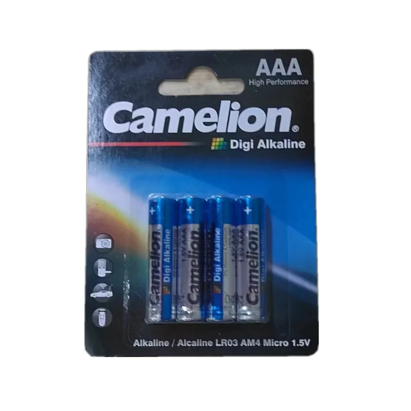 Factory Production Customized Camelion Aa Alkaline  Aaa Size Lr6 for Camelion 1.5v Alkalin Batteries Dry Cell 2A Battery