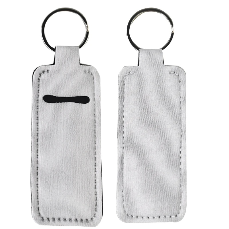 Factory Price Neoprene Sublimation Blank Chapstick Holder Cute Lip