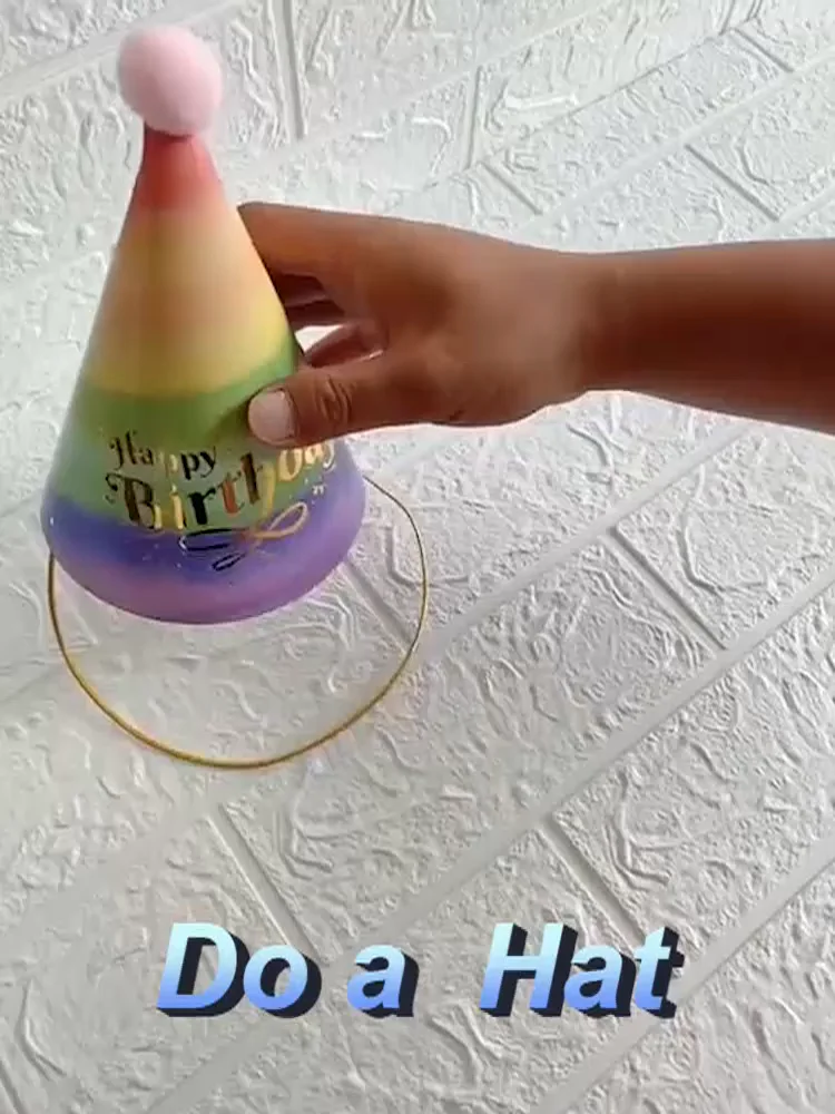 Adult Eco-Friendly Paper Happy Birthday Hat New Party Decorations