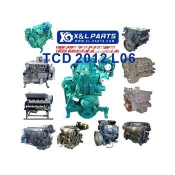 Water-Cooled Diesel Engine 6 Cylinders Tcd2012 L6 2V 100-155KW Machinery Engines for Deutz Tcd2012 L6