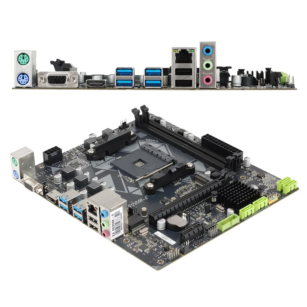 Esonic A520 Motherboard Am4 Socket 1331 Mainboard For Amd 3rd Gen 1000 ...