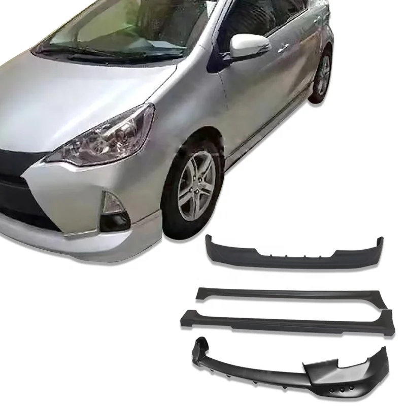 パーツ toyota aqua Car Body Kits for 2011-2013 Toyota Aqua - Front Bumper Lip, Fog