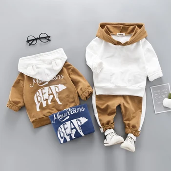 LZH Kids Clothing Spring Autumn Toddler Baby Boys Clothes Sport Suit Children's Girls Boys Clothing Sets 1 2 3 4 Year