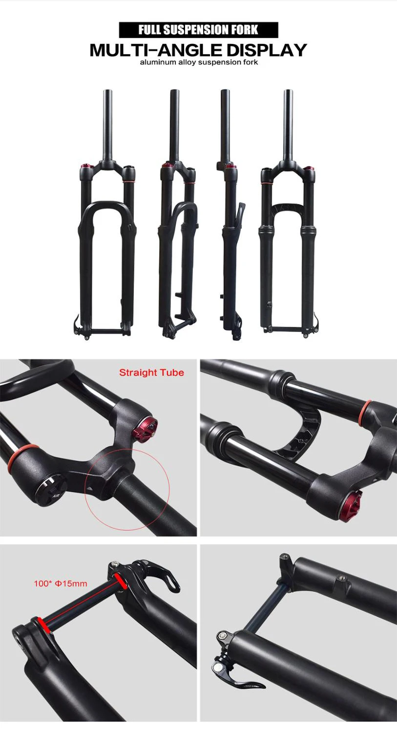 Straight Pipe Mountains Bike Suspension Fork 27.5 Mtb Full Suspension ...