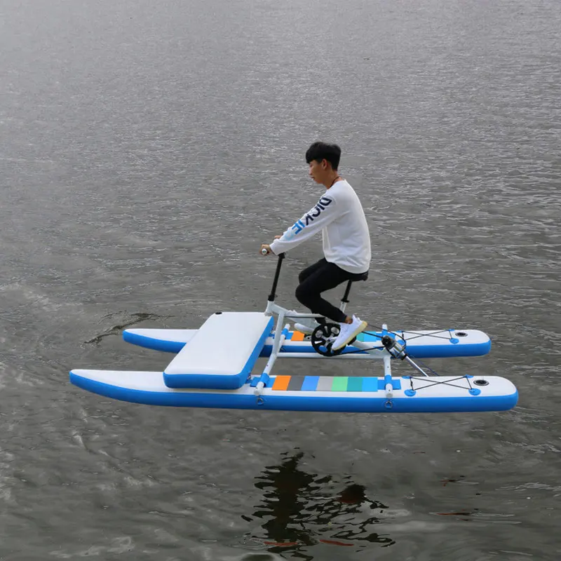 Sea Sport Inflatable Floating Propeller Drop Stitch Water Bike