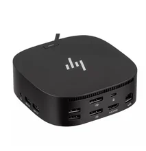 5TW10AA for HP Docking Station Laptop Bundle with Dual Monitor and Charging Bundle with 120W Adapter HDMI Cable DP Port