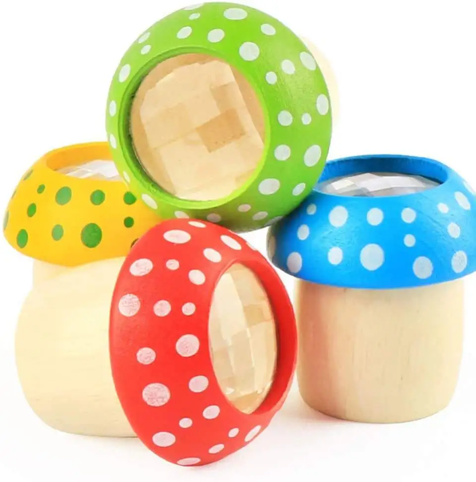 Калейдоскоп игрушечный зеркальный объектив калейдоскоп в форме гриба детские развивающие научные развивающие игрушки