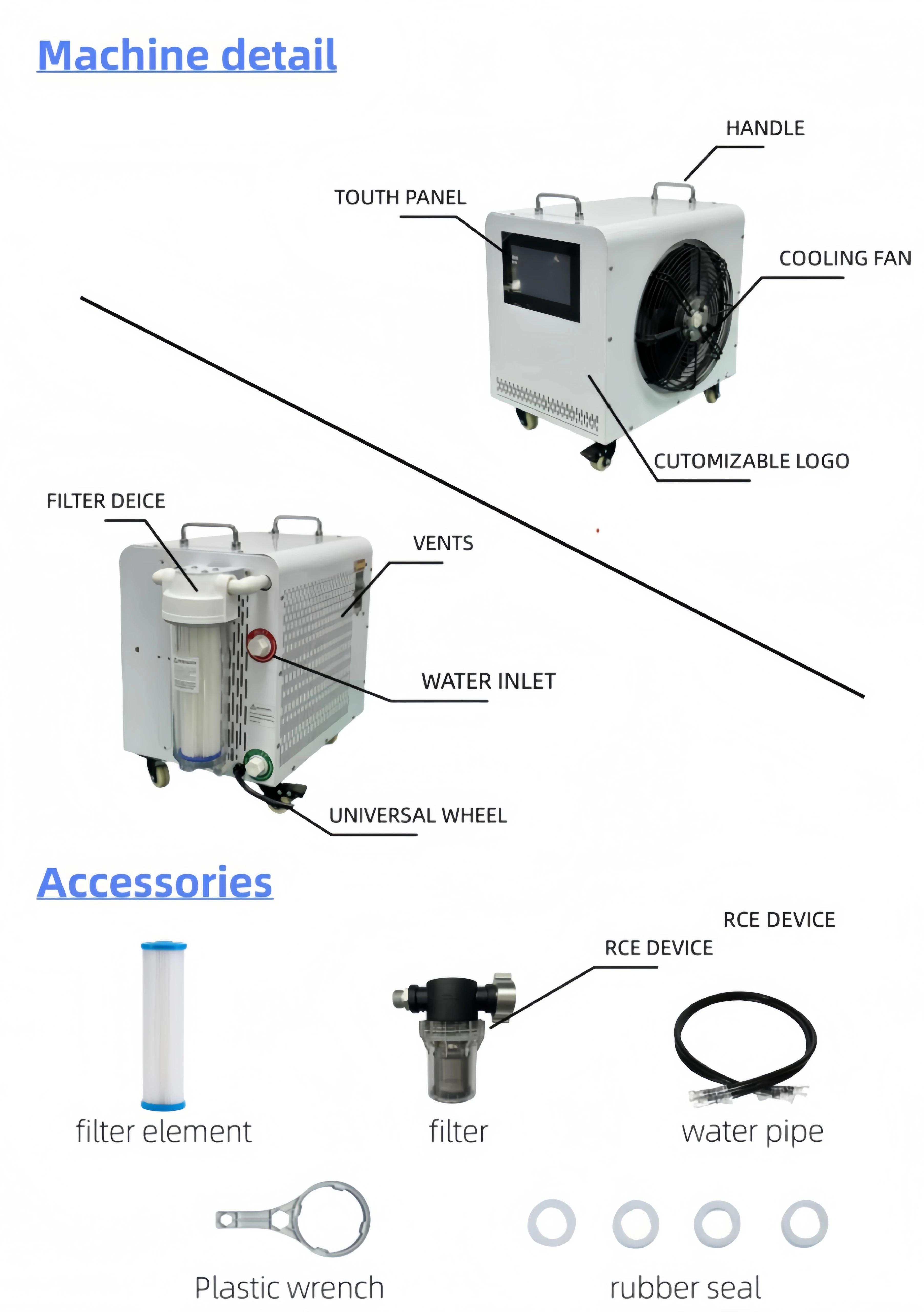 High-quality Ice Bath Chiller, 110 V, 900 W - detail 8