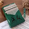 7 gradient green [accompanied by a deer] + gift bag