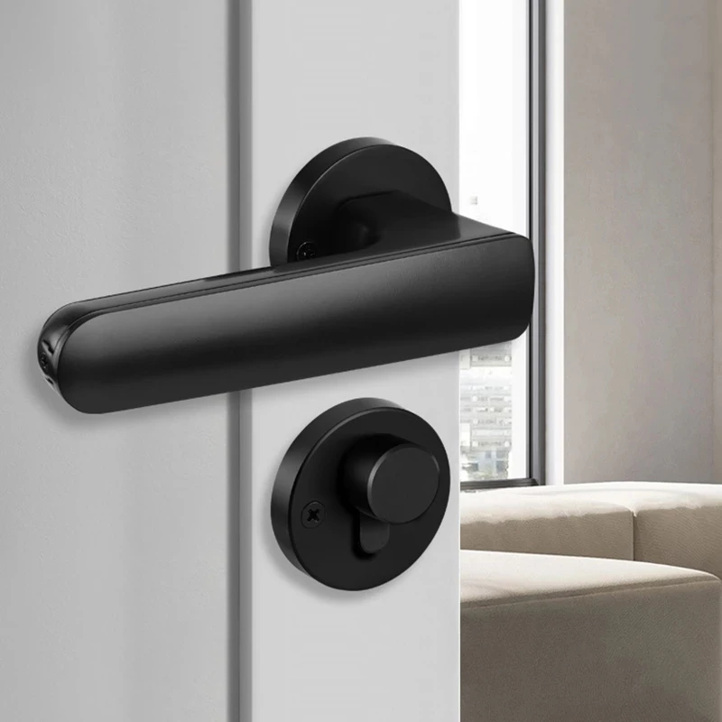 Biometric Fingerprint Password Handle Lock Auto Security Smart Door Lock for Home Electronic Fingerprint Door Lock