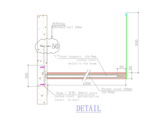 Modern customized design of invisible floating staircase with customized sizes Wooden stairs from Foshan factory supplier