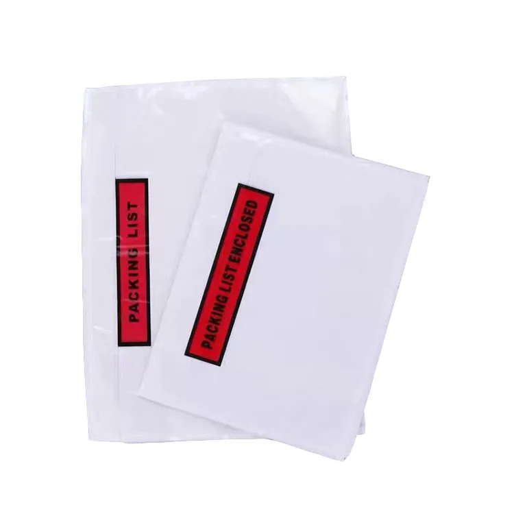 Packing List Envelopes Invoice Enclosed Slip Pouch Self Adhesive