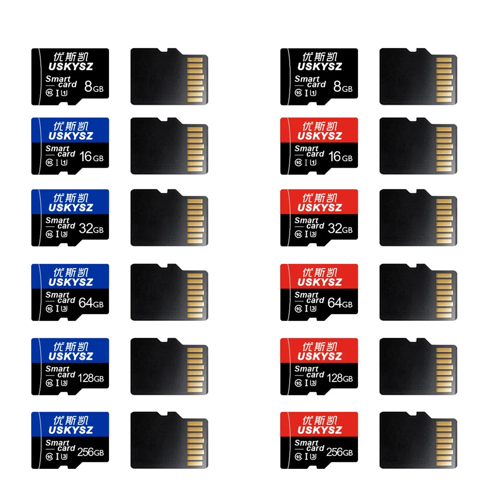 Wholesale Class 10 Tf Memory Card 64gb 32gb 16gb Micro Card Sd/tf 128gb 32gb 256gb Cart Memoire 64G 128G 256 Memory Card
