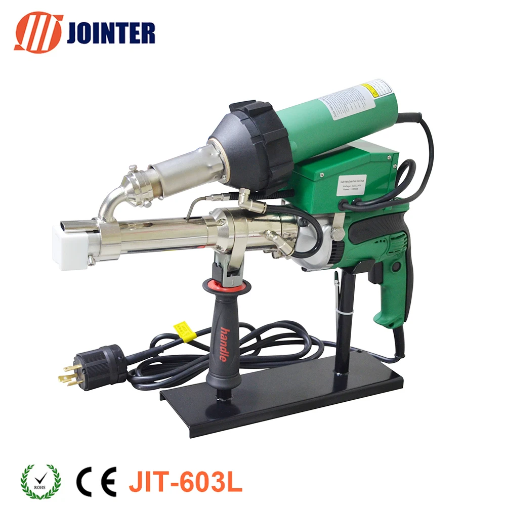 3400W HDPE Liner Extrusion Welding Gun Portable Hand Plastic Pipe Extrusion Machine