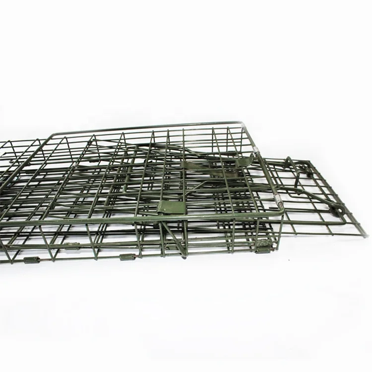 Wholesale Large Hunter Animal Trap Foldable Animal Traps Cage Rabbit