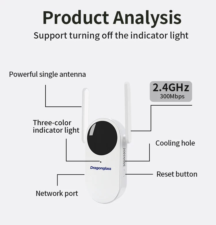 Oem/odm 300mbps Mini Wifi Extenders Rang Signal Amplifier Wifi Booster