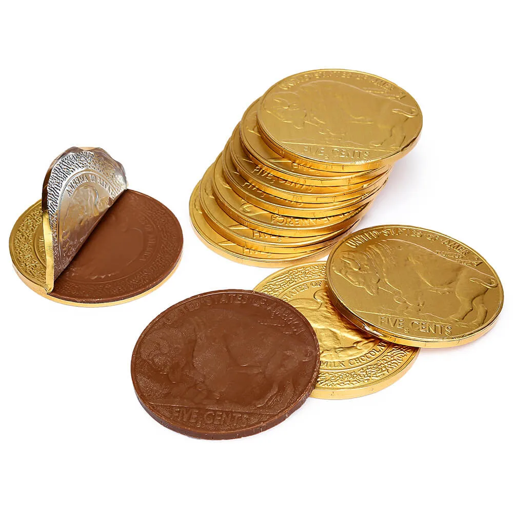 Шоколадные монеты