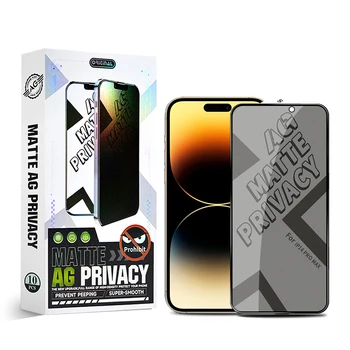 AG matte anti fingerprint screen protector for vivo, suitable for mobile phone with 2.5D and 3D curve, made of Japan Asahi Glass