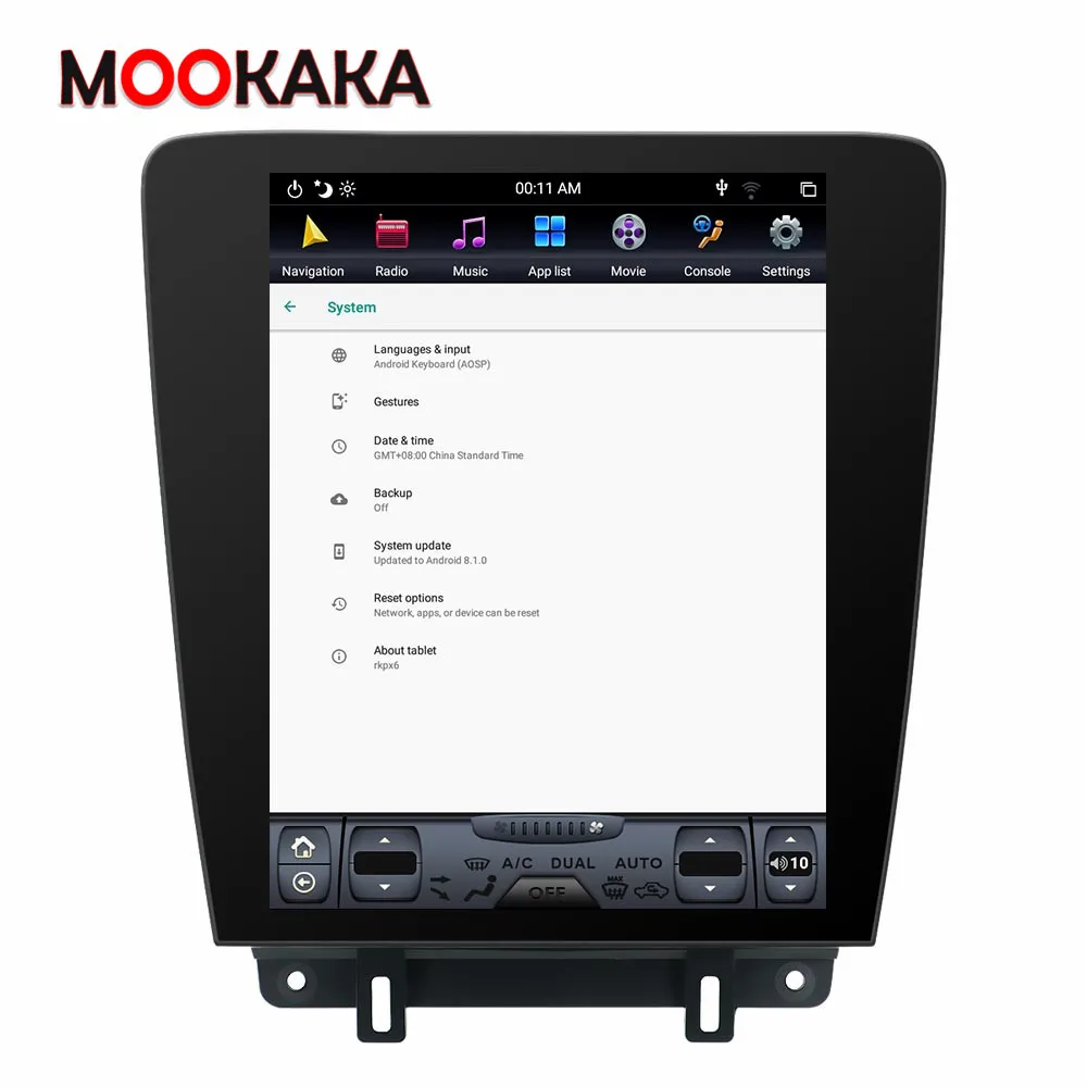 Tesla Screen Android Car Multimedia Player for Ford Mustang 2010 2011 2012 2013 2014 GPS Navigation Audio Radio Stereo Head Unit