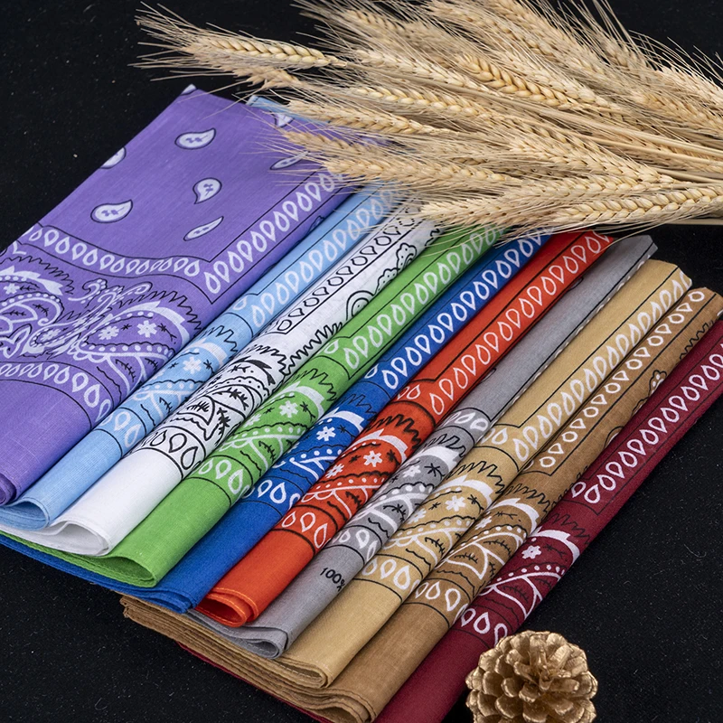 Recycled Rept Bandana Eco Friendly Oem Organic Cotton Bandanas for Sale