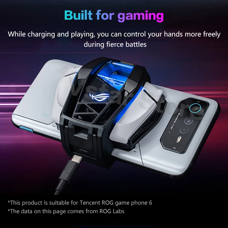 Rog Phone 6 AeroActive Cooler Fan Holder - Efficient Cooling