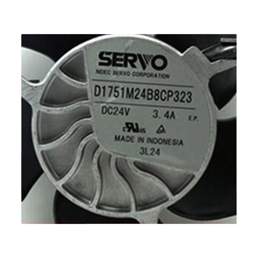 SERVO D1751M24B8CP323 24V 3.4A 1517cm 4Wire Server Inverter Cooling Fan 