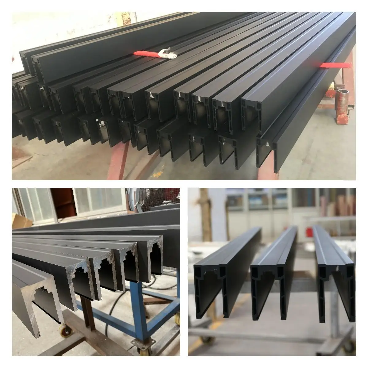 Balustrade Handrail Aluminium U Channel Base For Frameless Glass ...