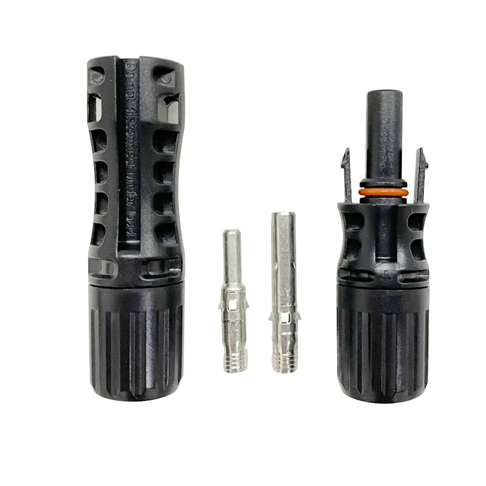 Sayhome Solar-Stecker 10mm² (8 AWG) – 5 Paar, IP68, 1500 V DC, 50 A, Mit Schraubenschlüssel – Für PV-Anlagen (TÜV/CE)