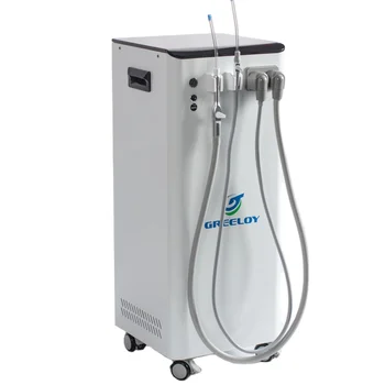 GS-M300 Portable Dental Vacuum Suction Unit 300W Mobile Suction Device Aspirator