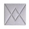 Gris plata en forma de diamante - 3535 cm