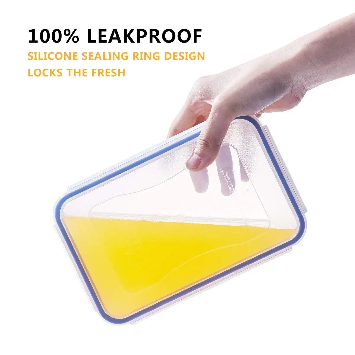 EASYLOCK Custom Made Biscuit Cookie Clear Plastic Container for Food