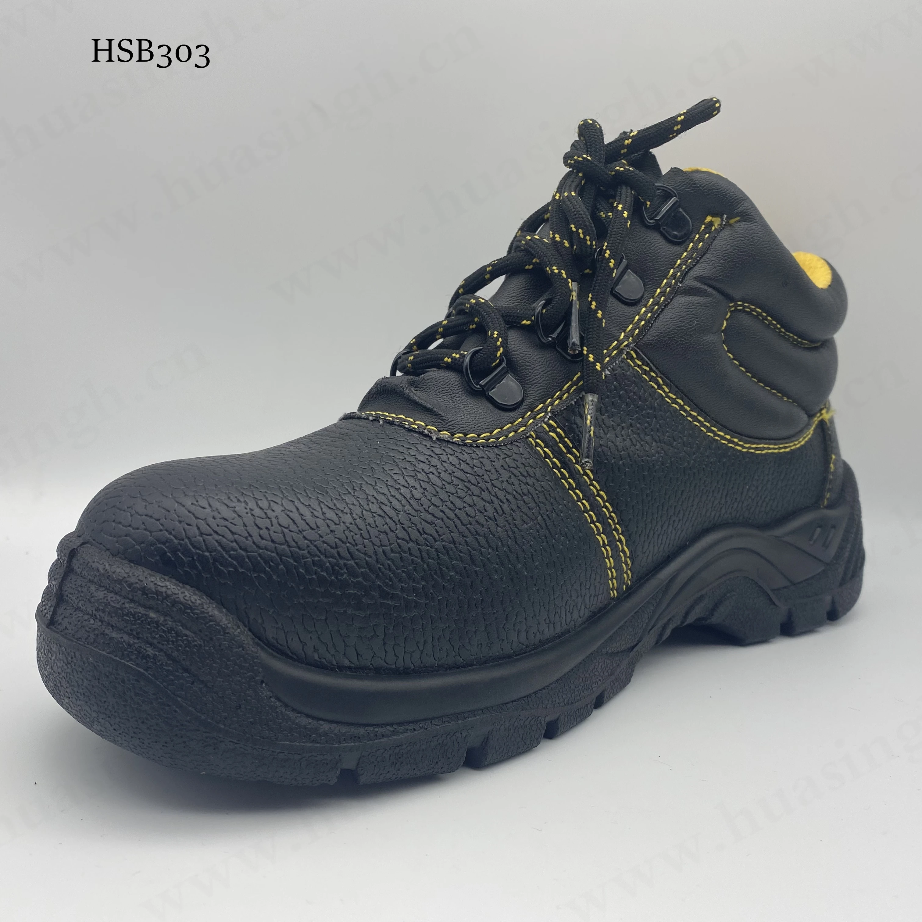 LXG,woodworker Natural Barton Printed Leather Upper Safety Shoes Railway Builder Anti-puncture Work Shoes for Sale HSB303