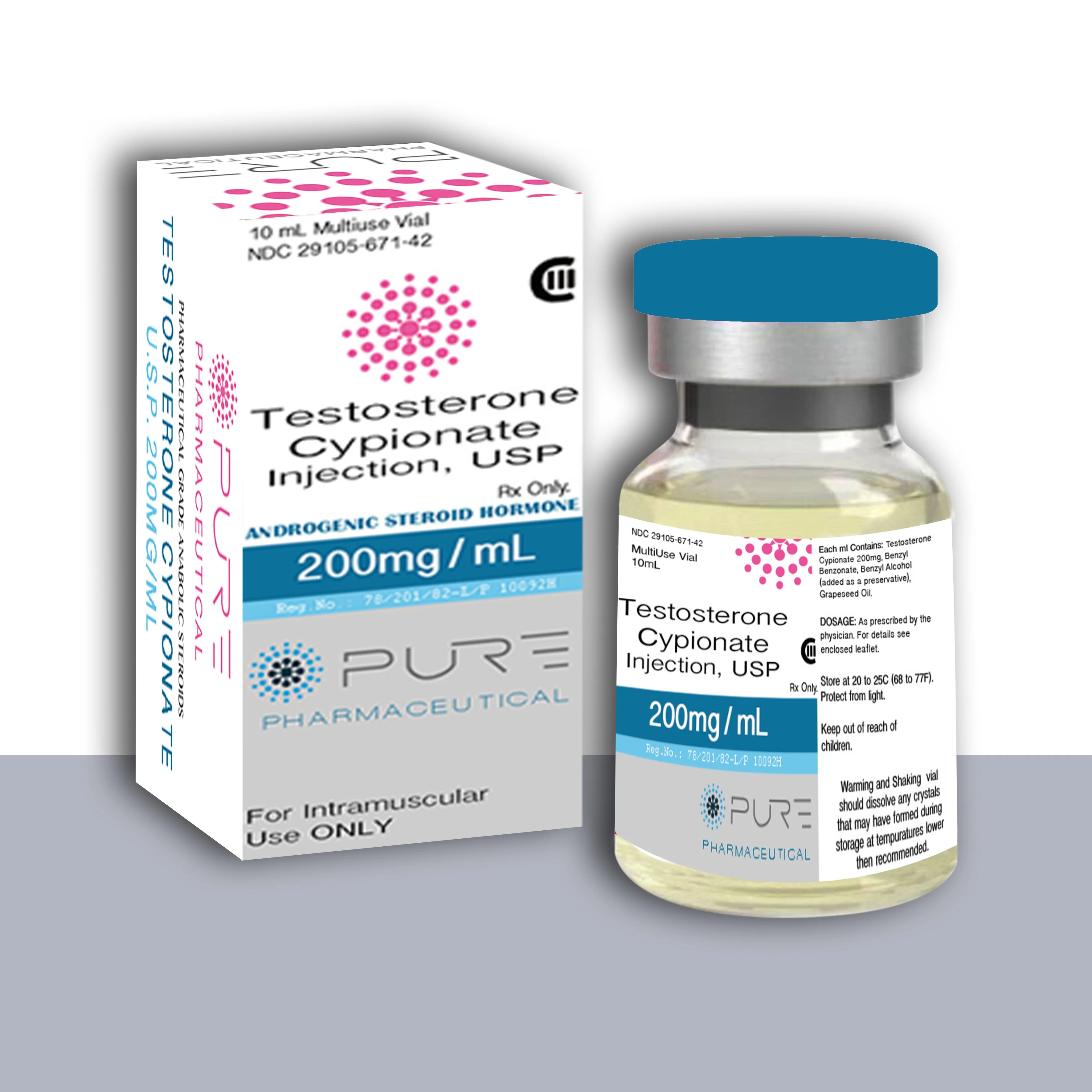 labels printed with your logo new design  vial box and labels