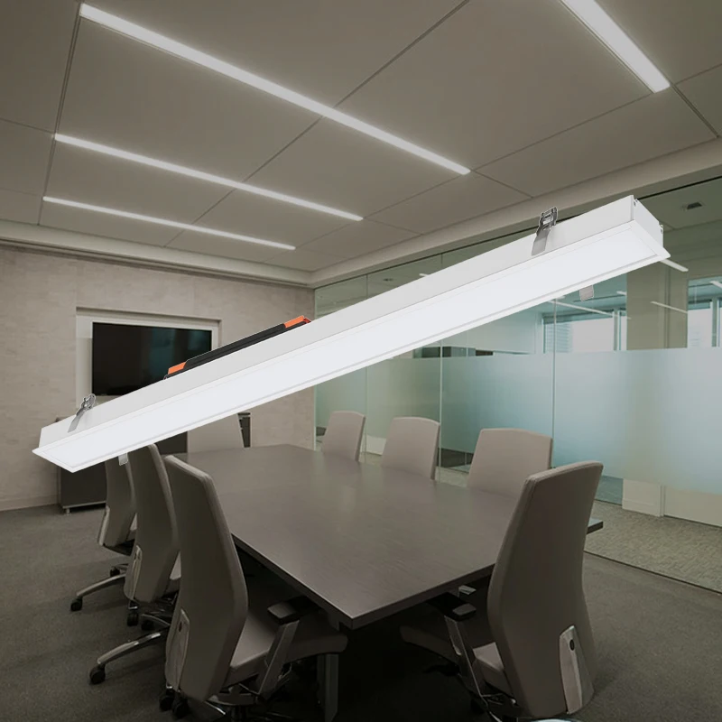 40W Indoor LED Linear Light Durable Efficient Office Lighting