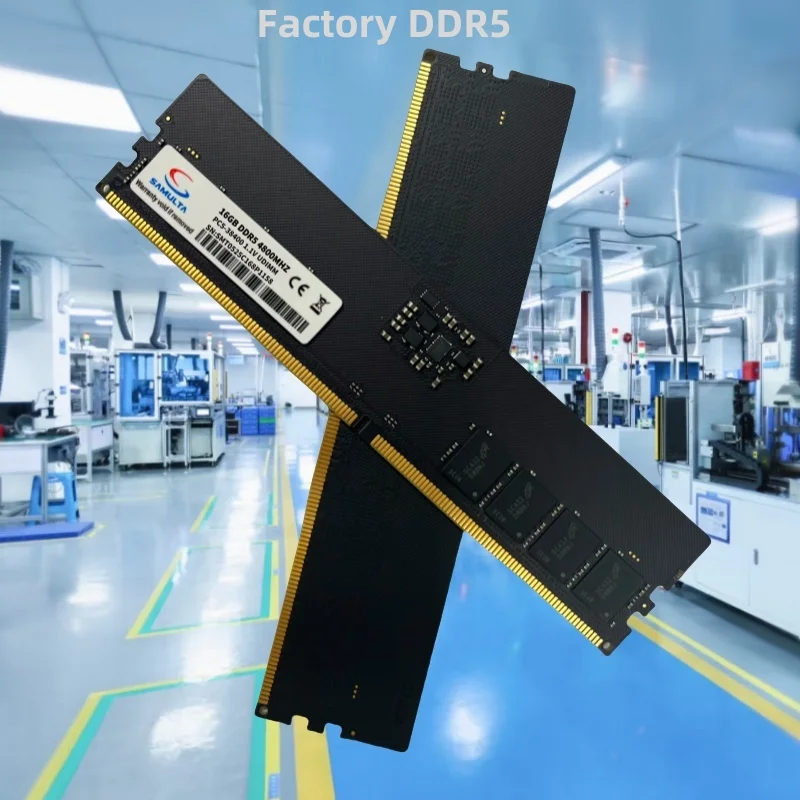 SAMULTA 32GB DDR5 PC5 UDIMM 16GB 8GB 4800MHz/5600MHz ECC Fully Compatible 3-Year Warranty 