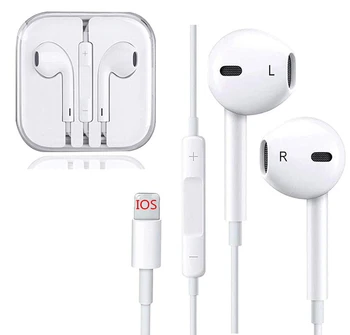 Earphone Headphone For Iphone With Mic Earbuds Stereo Headphone And Noise Isolating In Ear Wired Earphone For Iphone