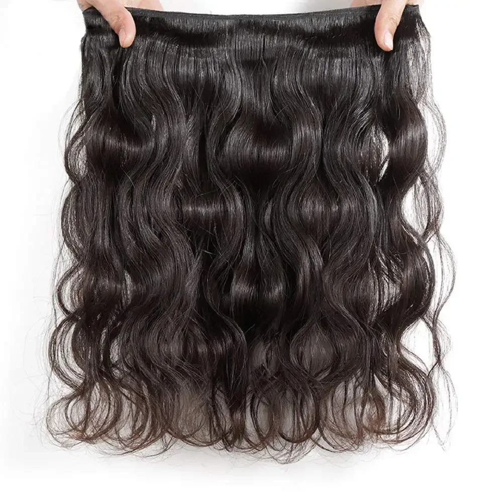 Extensões de cabelo humano body wave tecimento ondulado_voghion.com