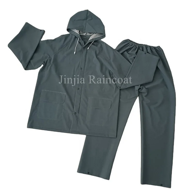 Waterproof Jacket And Pants Set Oem Industrial Work Water Proof