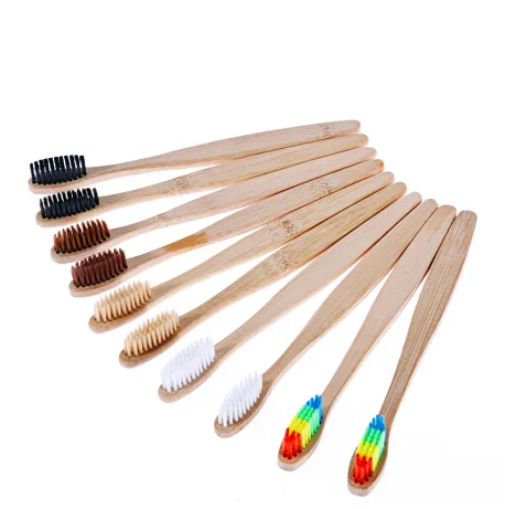 tooth brush whitening rainbow colorful environment-friendly oral