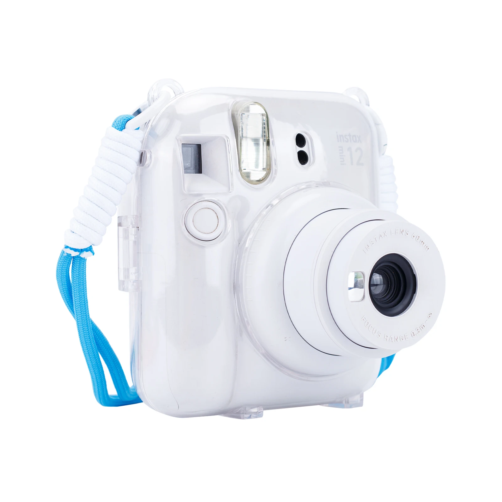Защитный Прозрачный чехол для Fujifilm Instax Mini, 12 цветная плетеная веревка для мгновенной камеры с кристаллами, Жесткий Чехол
