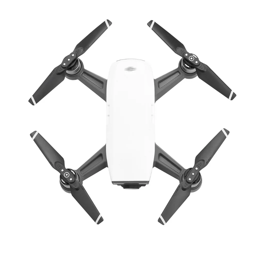 DJI Spark Drone標準バージョン用のバッテリーと充電器4730クイックリリース折りたたみブレードを備えたオリジナルの中古ドローン