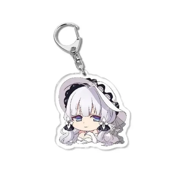 QバージョンゲームアズールレーンキーホルダーUSSエンタープライズ赤木