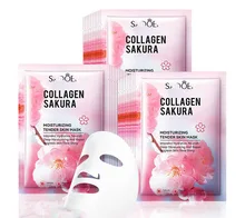 Cherry Blossom Collagen Moisturize Skin Refreshing Facial Mask