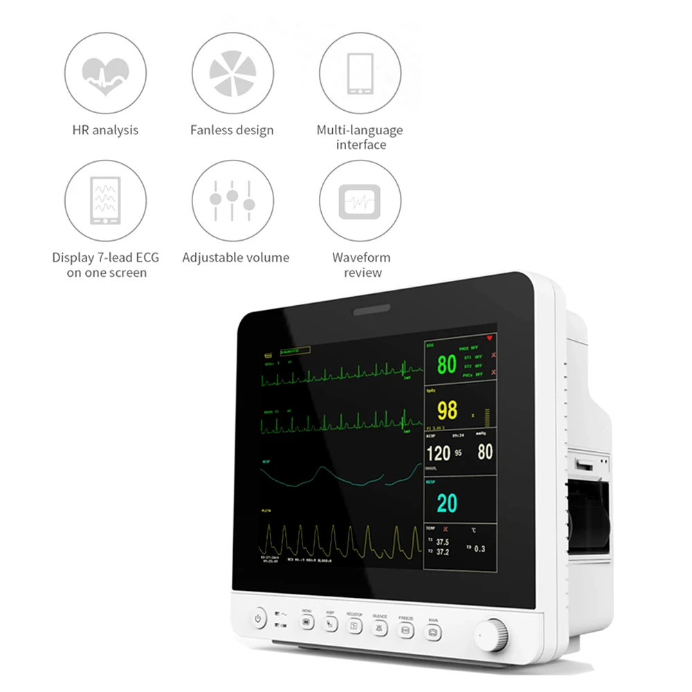 CONTEC монитор пациента vitals monitor со встроенной литиевой батареей настенное