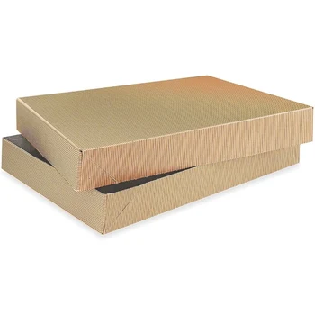 Large Thick Collar T Shirt Kraft Paper Packaging Packing Fit Men T-Shirt Boxes